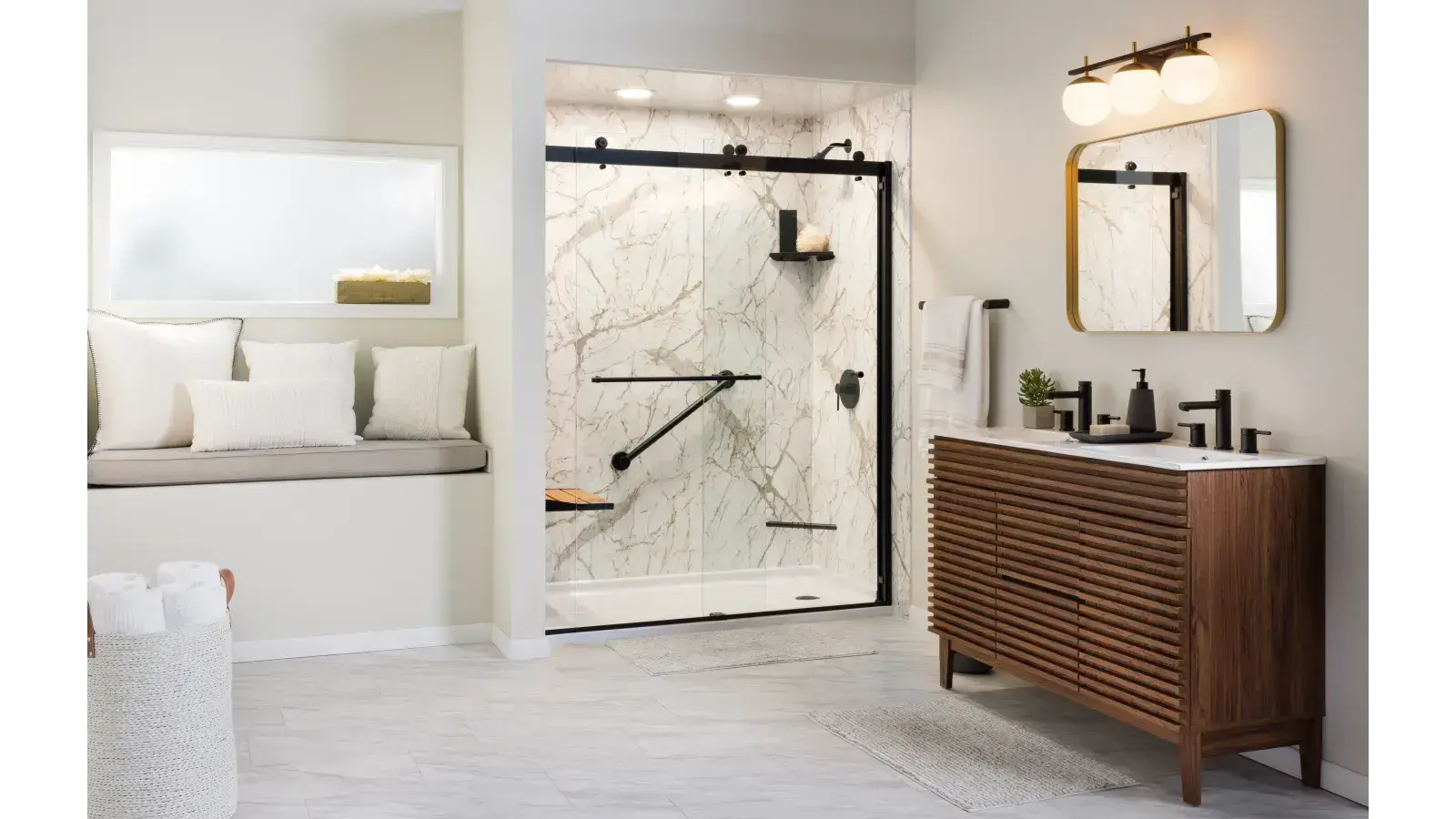 BCI Acrylic shower installation